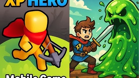 XP Hero Gameplay Walkthrough Part-1 | Level 1 to Level 8 | Slime King | Trunk Monster