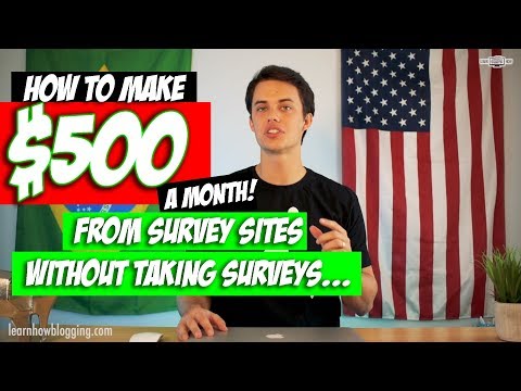 My #1 Strategy For Making $500+ A Month From Survey Sites Without Taking Surveys