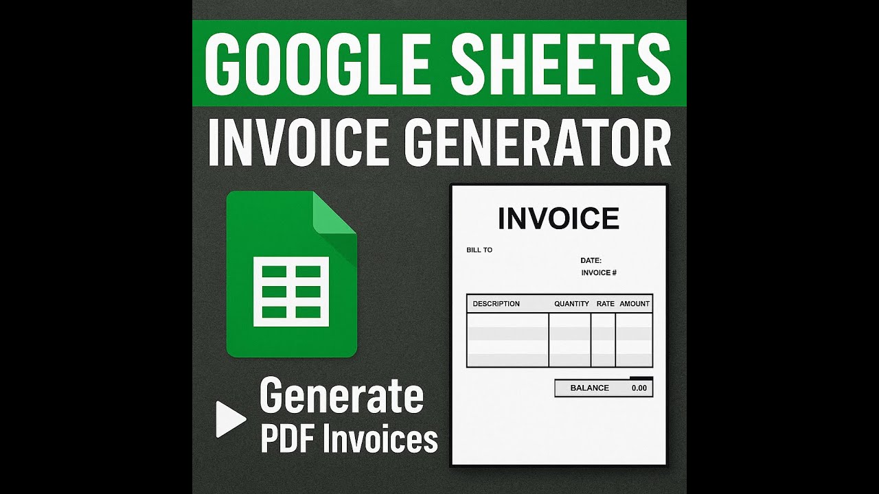 Google Sheets Invoice Generator | Create PDF Invoices That Auto-Save to ...