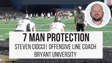 7 Man Protection with Steven Ciocci (Bryant University Offensive Line Coach)