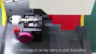 How to duplicate double sided key