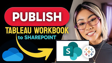 How to PUBLISH a TABLEAU WORKBOOK to SharePoint via OneDrive Link (Step by Step) 2025