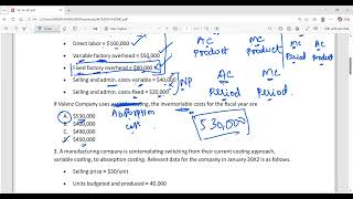 CMA US part 1 Section D | ABSORPTION vs MARGINAL COSTING | MCQs + Concepts |