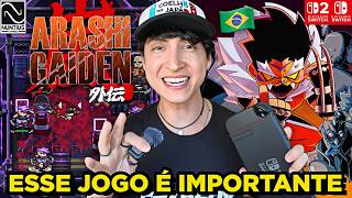De fã a DONO da publicadora: Lançamos nosso primeiro jogo no Nintendo Switch: ARASHI GAIDEN