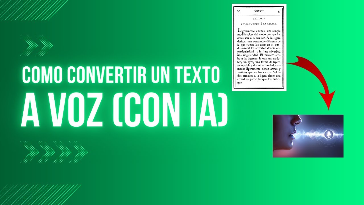 DE TEXTO A VOZ CON IA GRATIS (2023) - YouTube