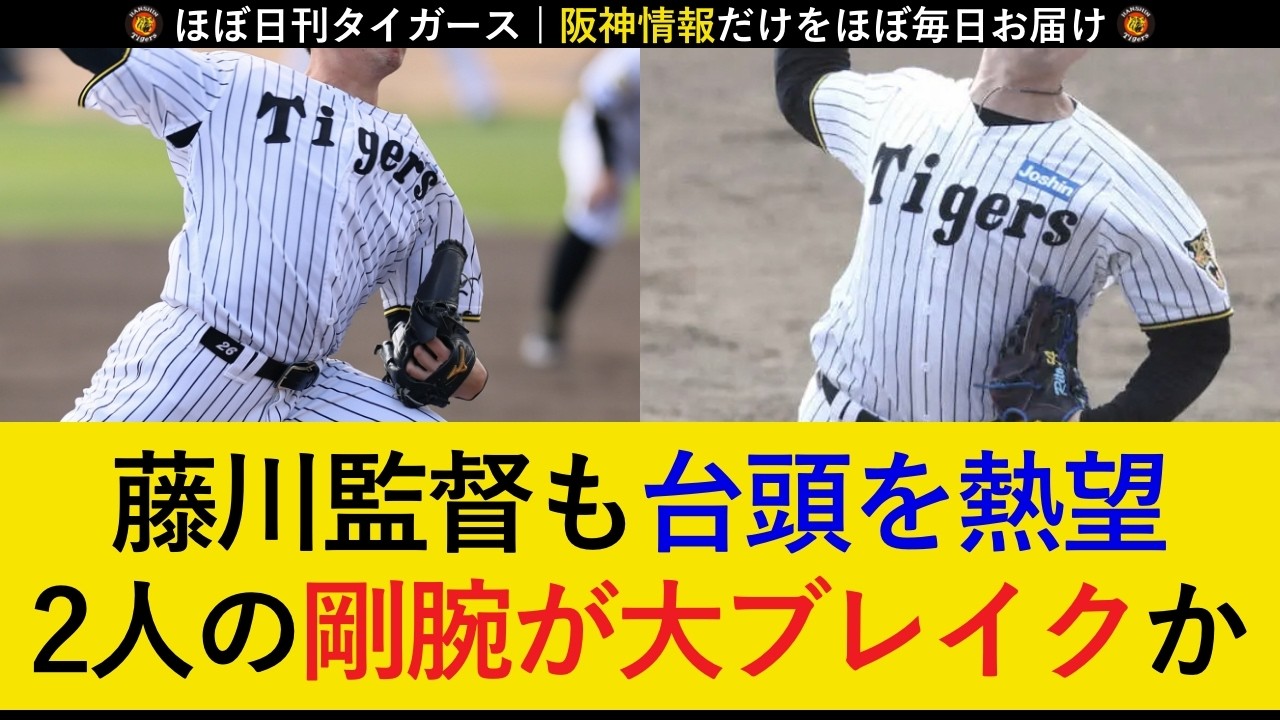 【評論家も成長を絶賛】昨シーズン二軍で圧倒的な投球を見せた剛腕2人がついに大ブレイクか！【阪神タイガース】