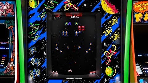 My Galaga Realistic Arcade Bezel with HSM