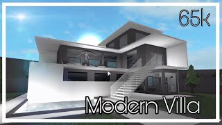 roblox bloxburg modern villa house build