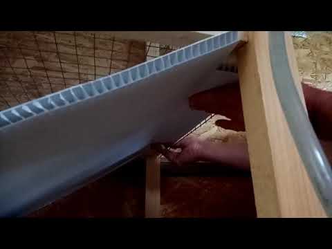 Поддон для кроличьей клетки своими руками