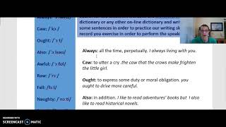 Pronunciation Worksheet.