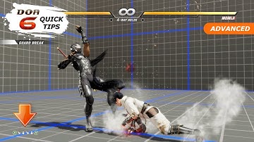 Fuzzy Guard Trick Against Momiji | DOA6 Quick Tips (Advanced)
