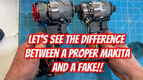 Makita td173 verse copy td173 tear down!!