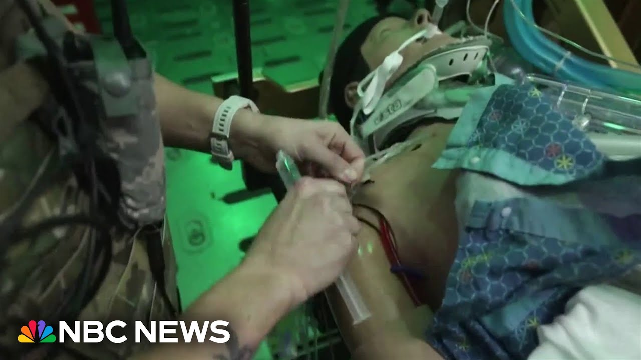 Air Force medical unit training to treat trauma in the sky