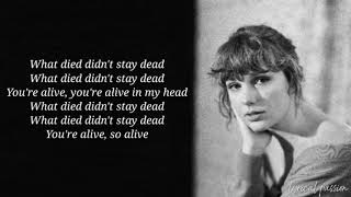 Taylor Swift - marjorie (lyrics)