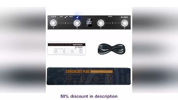 Latest Products You Must Know! M-VAVE Chocolate Plus Wireless Midi Controller Keyboard 4 Buttons