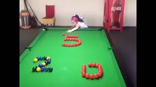 Khả năng đánh bida của cô bé này sẽ khiến bạn há hốc mồm screenshot 4