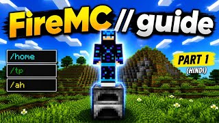 FireMC Server Guide 🔥 (Part 1 Hindi) | /home /tp /ah Commands Explained. @VG_Gamerz17 