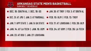 Arkansas State women s basketball schedule out men s basketball SBC schedule out