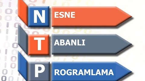 Nesne Tabanlı Programlama | 10.Sınıf | A01 - C# Programlama Dili ve .Net Framework
