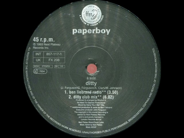 Paperboy - Ditty (Club Mix) HQ Audio class=