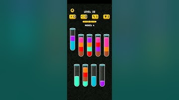 Color Water Sort 3D Game 19 Lavel to 24 Lavel  Video 3