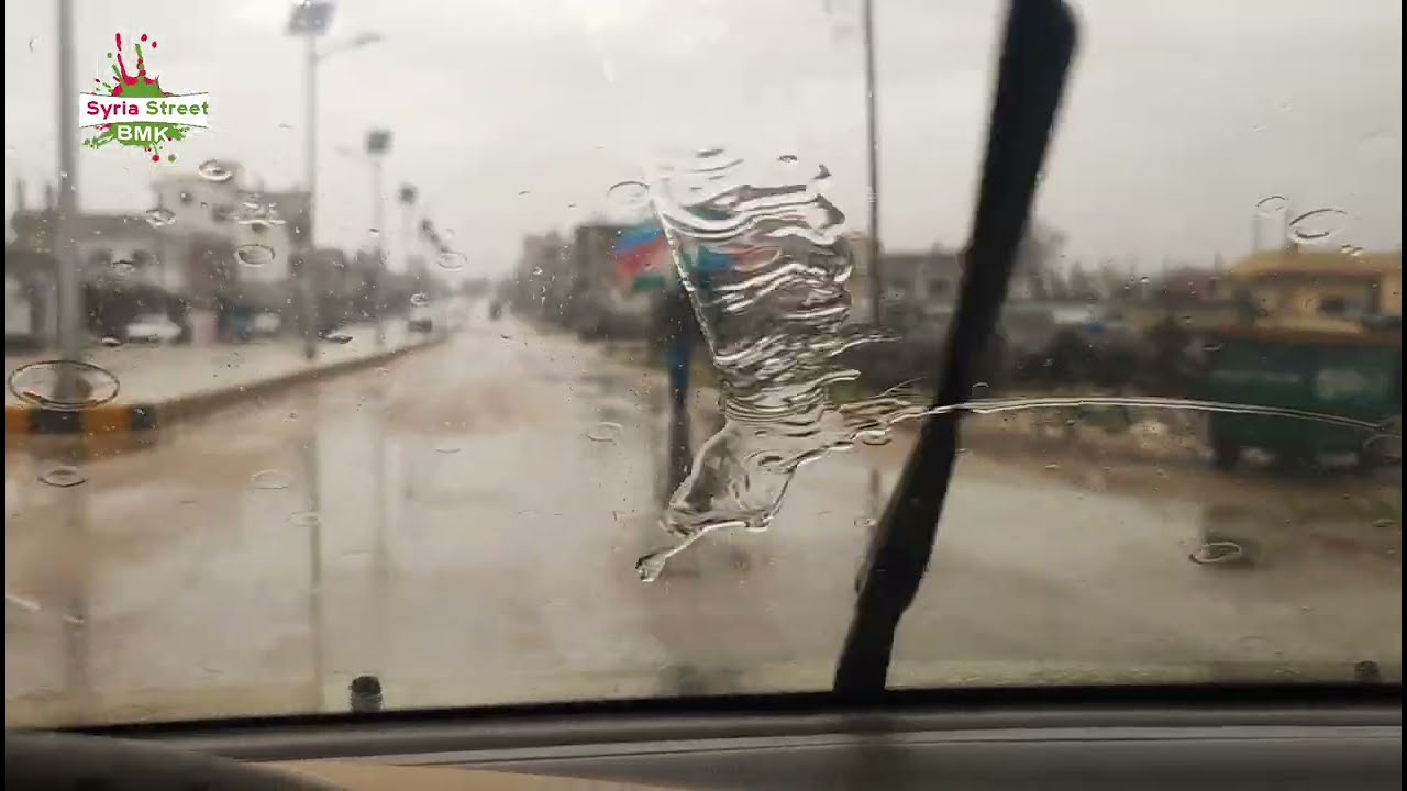 تساقط الأمطار بغزارة - درعا - الشيخ مسكين 2023 ⛈️ | سيريا_ستريت