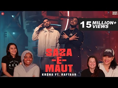 Americans' react to KR$NA Ft. RAFTAAR - Saza-E-Maut | Official Music Video | (Indian Drill)