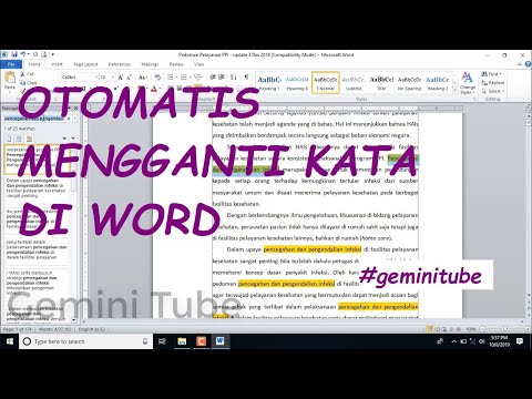 Cara Cepat Mencari / Mengganti Kata secara Otomatis di Word || Find and Replace #geminitube