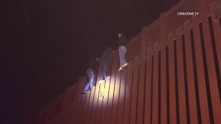 3 Immigrants Rescued From Border Wall | U.S./Mexico Border