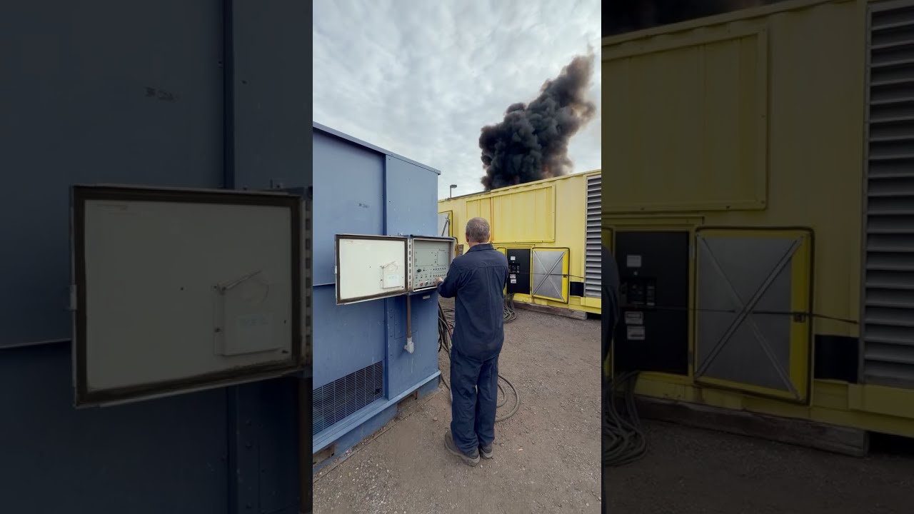 2000kW Baldor Diesel Generator | Load Bank Test | Unit 093409