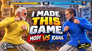 I Made a Game on Modi Ji | I made Modi vs Rahul Fighting Game Unity! screenshot 3