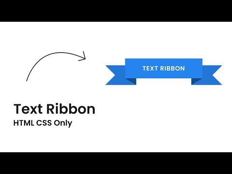 Text Ribbon | HTML CSS Only