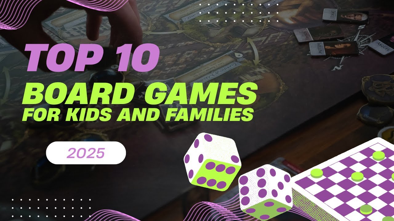 Топ-10 самых продаваемых настольных игр для детей и семей | 2025