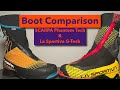 Scarpa phantom tech  la sportiva gtech comparison