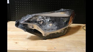 2014-2016 Toyota Corolla LED Headlight Test and Disassembly