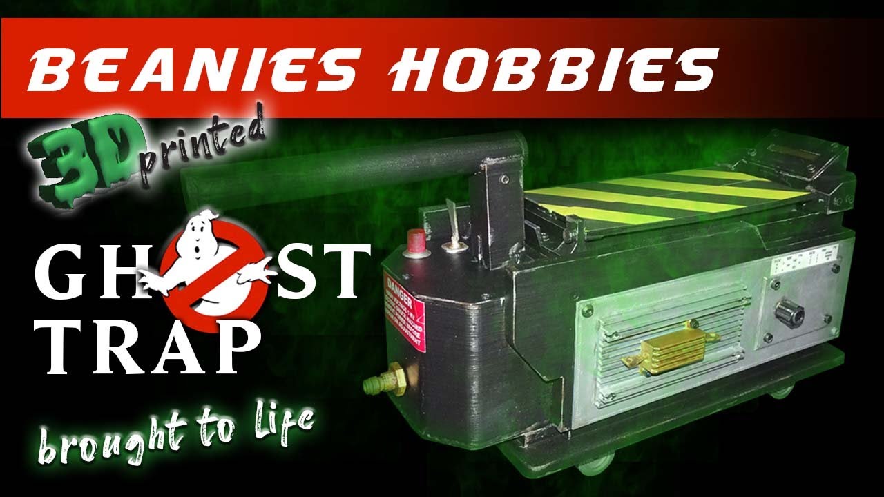 3D Printed Ghostbusters Ghost Trap Brought To Life - YouTube