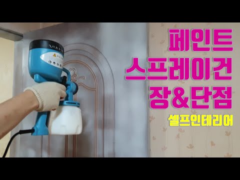   방문 셀프 페인트스프레이건 장단점 팔콘 FM 500