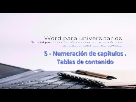 Cómo mostrar dos niveles en la tabla de contenido de Word 2016 - Video