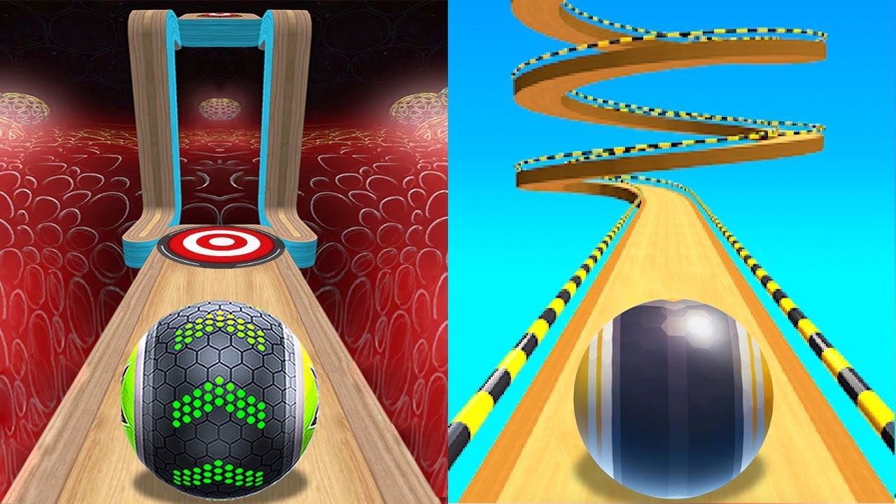Going Balls VS Action Balls,Temple Rolling Balls,Rolling Balance Ball 3D,Rollance Adventure Ball