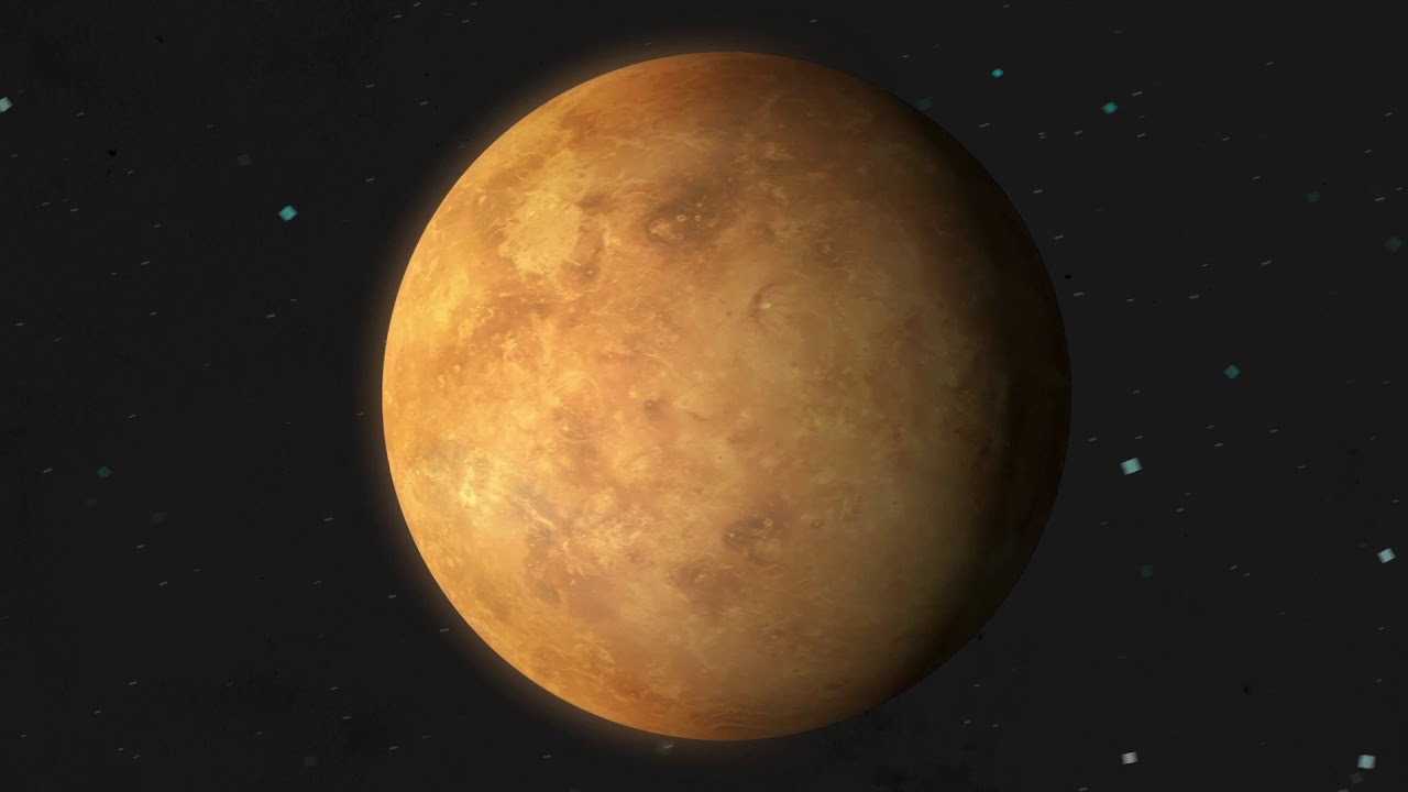 Planet Venus Revolving Video 30 Min Loop | Planet Venus Video With Music | Planet Venus