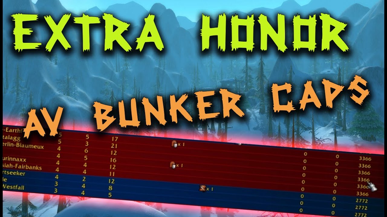 AV Extra Honor Tip | Burning Bunkers and Towers | Classic WoW and Burning Crusade