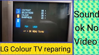 Lg Tv No Sound Ok, Lg Crt Colour Tv Reparing Hindi.