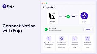 Connect Notion to Enjo | Integration Setup Guide