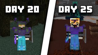I Spent 100 Days In The Minecraft Twilight Forest...Here Are Days 20-25