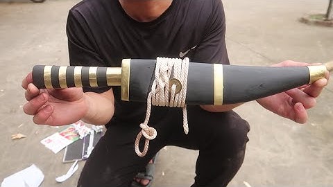 Dao mèo lò xo tàu hỏa - cán vỏ gỗ mun