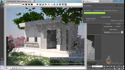 Thực hành 3ds Max - Bài 52 Hướng dẫn thiết lập đèn Vraysun ngoại thất trong 3Dsmax.