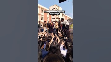 IIMT College Welcomes Elvish Yadav | Today’s Full Event | Elvish Yadav | Crowd Reaction & Highlights