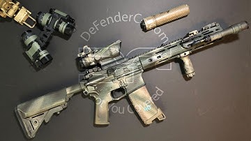 Upgrade the Trijicon ACOG to use passive aiming under night vision by adding the piggyback RMR mount