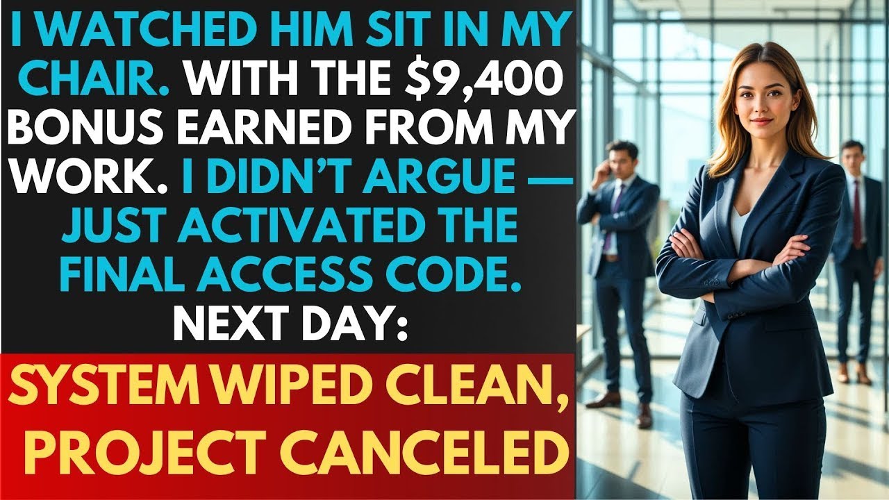 They Took My Role And Gave Him A $9,400 Bonus—Three Hours Later, Their $48M Empire Began To C