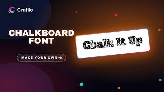 Create any font with AI in Craflio screenshot 5